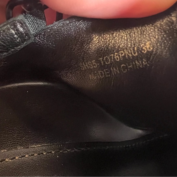 3-1 PHILLIP LIM Black Leather Grey Nubuck Open Toe Heels Size 5.5 - Picture 13 of 13